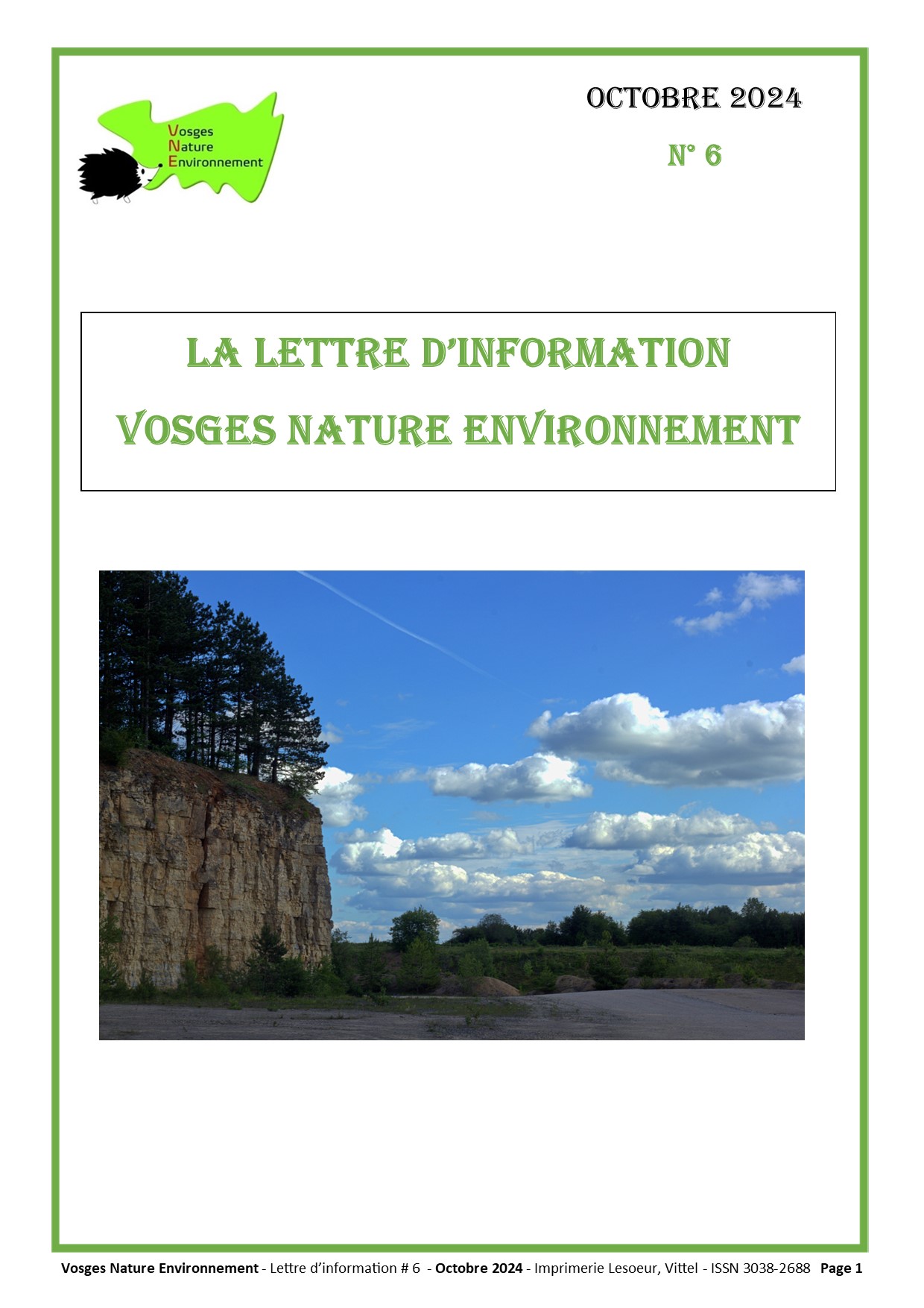 Lettre d’information VNE #6