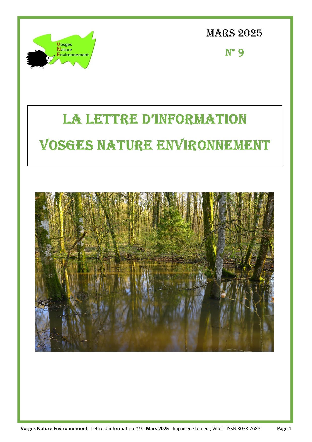 Lettre d’information n°9